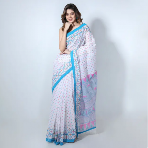 Multi Color Cotton Saree
